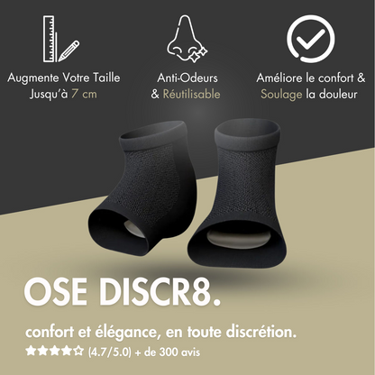 DISCR8® CHAUSETTES PRO - HAUTEUR BOOST